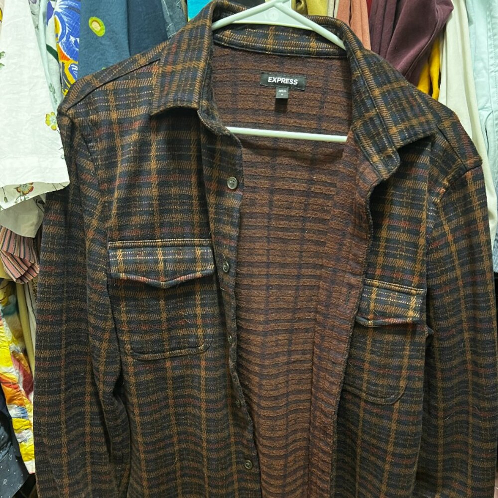 Express Button Down Shirt Mens Size Small